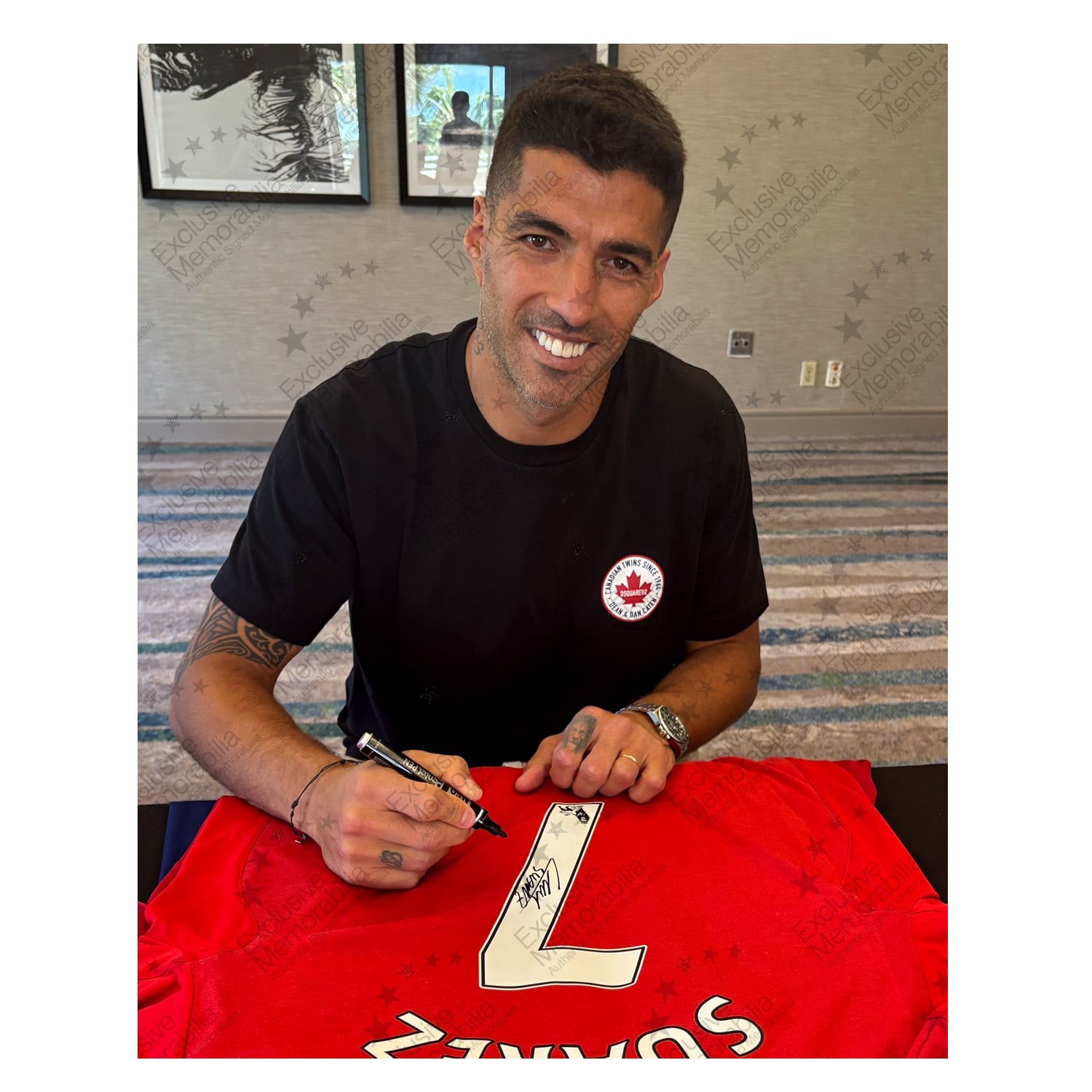Luis Suarez Signed Original Liverpool 2012-13 Home Football Shirt