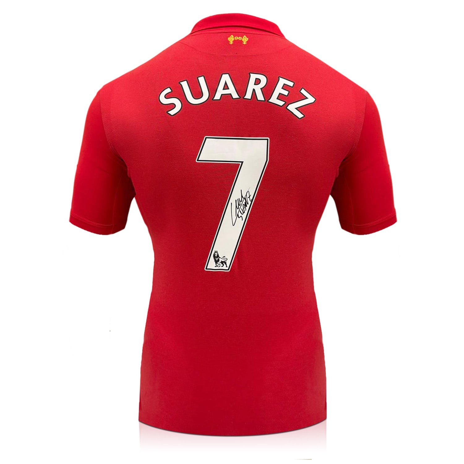 Luis Suarez Signed Original Liverpool 2012-13 Home Football Shirt