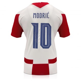 Luka Modric Signed Croatia 2020-21 Football Shirt