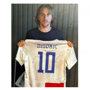 Luka Modric Signed Croatia 2024 Football Shirt