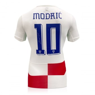 Luka Modric Signed Croatia 2024 Football Shirt (Official Print)