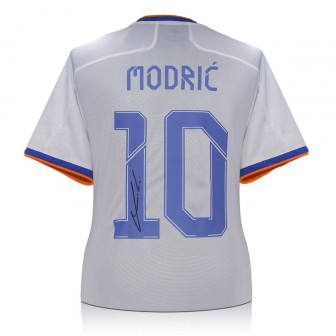 Pre-Order Luka Modric Signed Real Madrid 2021-22 Football Shirt