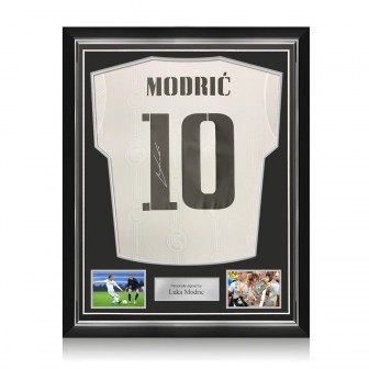  Luka Modric Signed Real Madrid 2022-23 Football Shirt. Superior Frame