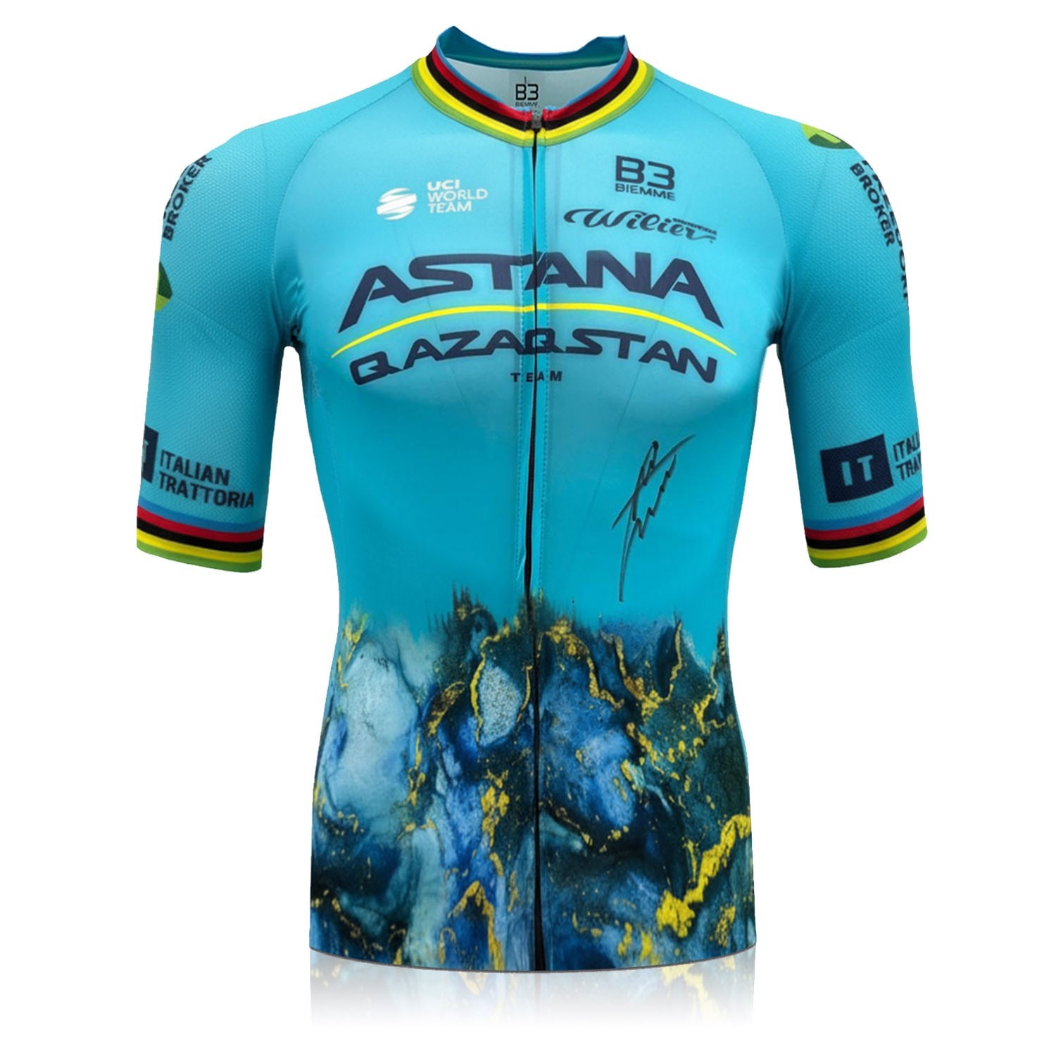 Sir Mark Cavendish Signed 2024 Astana World Champion Edition Jersey 