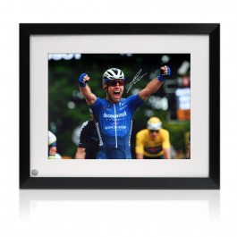 Mark Cavendish Signed Cycling Photo: The Comeback. Framed