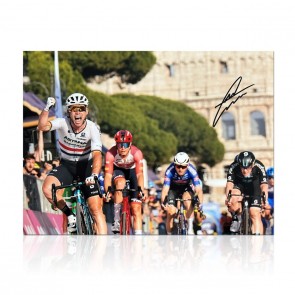 Mark Cavendish Signed Cycling Photo. Giro Last Stage