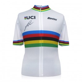 Mark Cavendish Signed World Cycling Champion Rainbow Pro Jersey