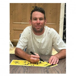 Mark Cavendish Signed Tour De France Metal Sign