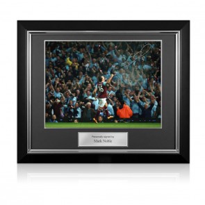 Mark Noble Signed West Ham Football Photo - Farewell Boleyn. Deluxe Frame