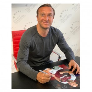 Mark Noble Signed West Ham Football Photo - The Final Goal. Deluxe Frame