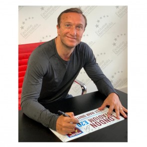 Mark Noble Signed West Ham Stadium Sign