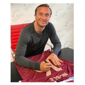 Mark Noble Signed West Ham 2021-22 Football Shirt (Mr West Ham)
