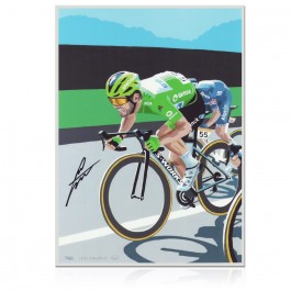 Mark Cavendish Signed Cycling Fine Art Print
