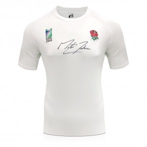 Martin Johnson Signed Commemorative Champions '03 England Rugby Shirt