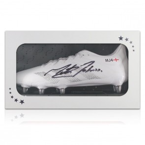 Martin Johnson Signed Rugby Boot. In Gift Box