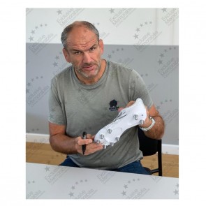Martin Johnson Signed Rugby Boot