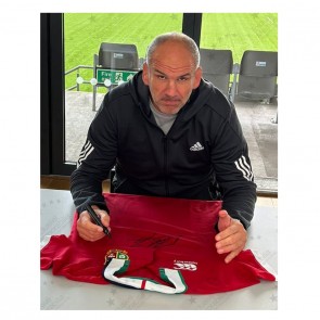 Martin Johnson Signed British And Irish Lions Rugby Shirt