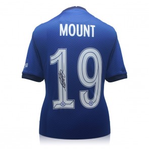Mason Mount Signed Chelsea Football Shirt.  2020-21