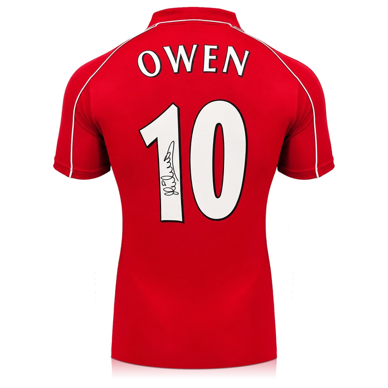 Michael Owen Signed Liverpool 2000-01 Home Football Shirt