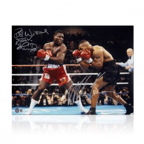 Mike Tyson And Frank Bruno Signed Boxing Photo