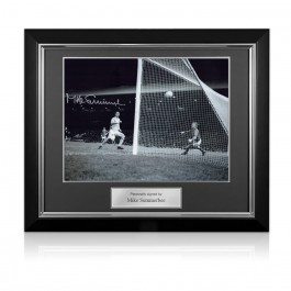 Mike Summerbee Signed Manchester City Photo. Deluxe Frame
