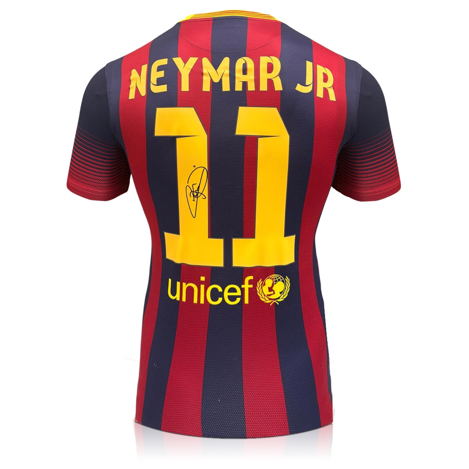 Neymar Signed Original Barcelona 2013-14 Home Football Shirt