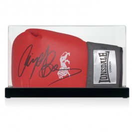 Nigel Benn Signed Boxing Glove In Display Case