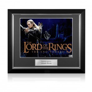 Orlando Bloom Signed The Lord Of The Rings Photo. Deluxe Frame