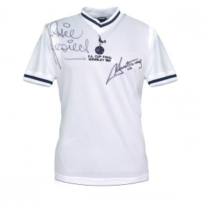 Ossie Ardiles and Ricky Villa Signed Tottenham Hotspur 1981 Football Shirt