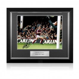  Paolo Di Canio Signed West Ham United Photo: Goal of the Season. Deluxe Frame