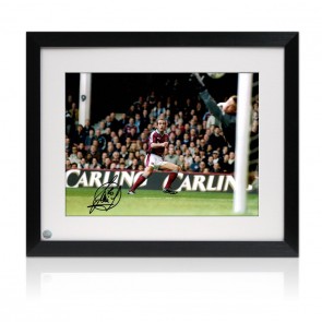  Paolo Di Canio Signed West Ham United Photo: Goal of the Season. Framed