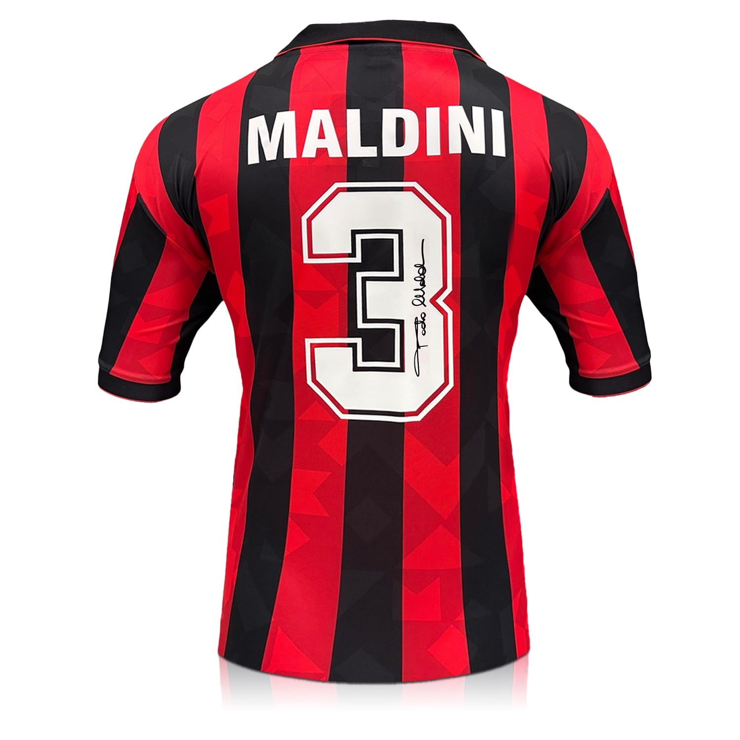 Paolo Maldini Signed Original AC Milan 1993-94 Home Football Shirt