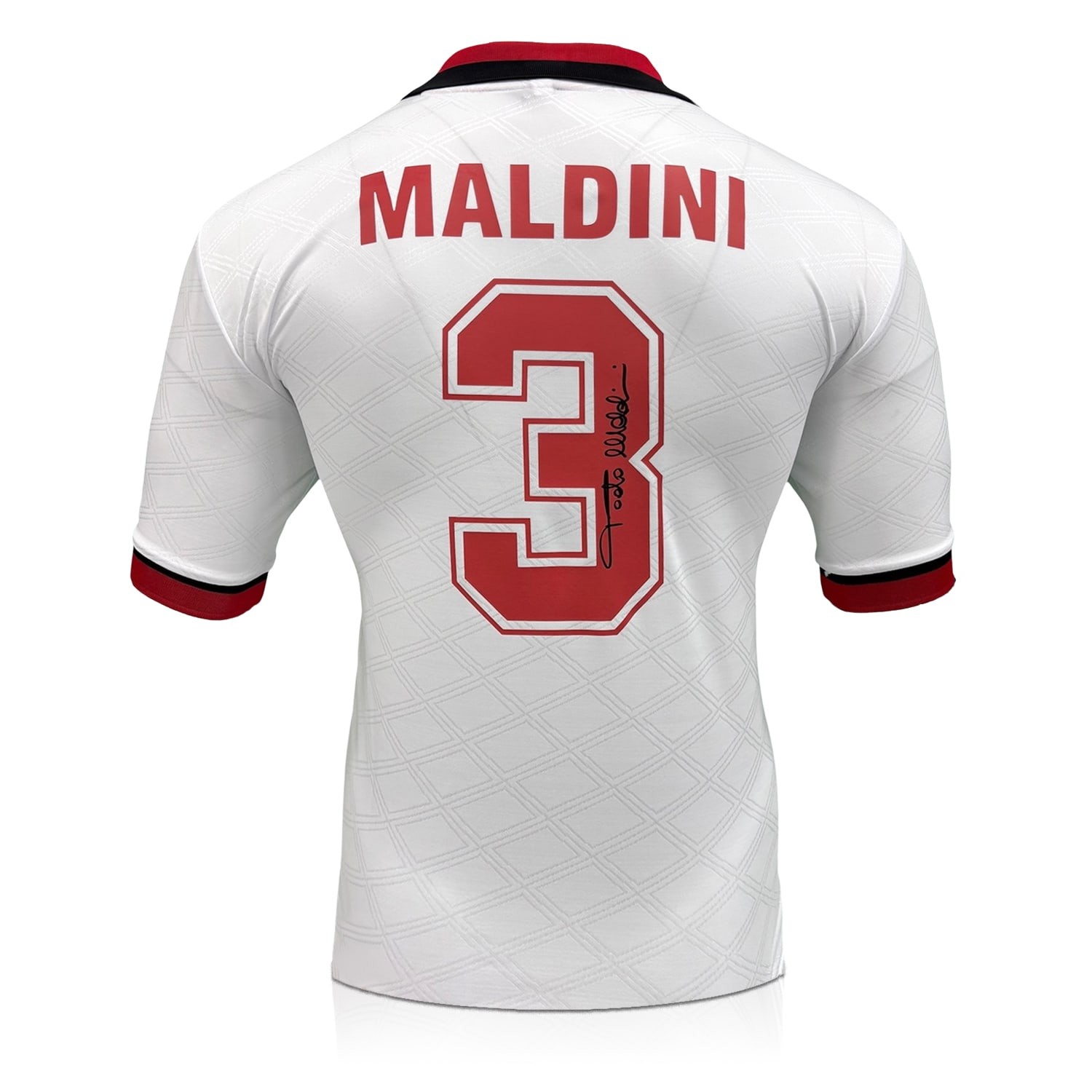 Paolo Maldini Signed AC Milan 1994 European Cup Final Football Shirt
