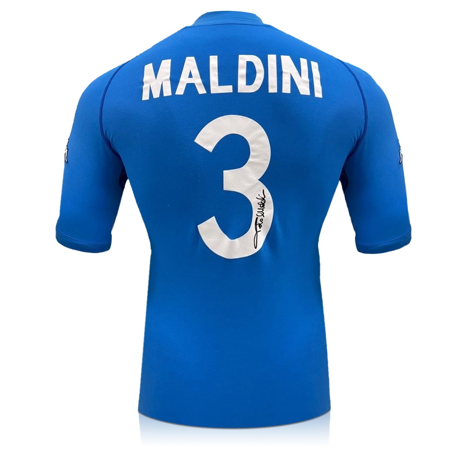Paolo Maldini Signed Original Italy 2002 Football Shirt