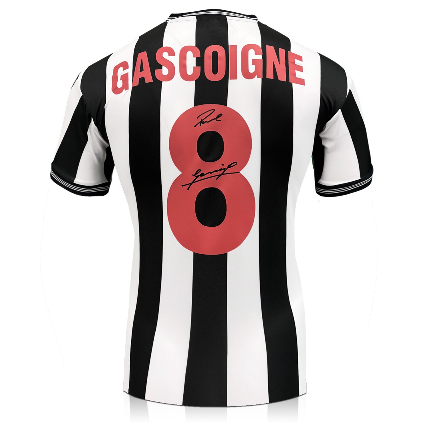 Paul Gascoigne Signed Newcastle United 1984 Home Football Shirt