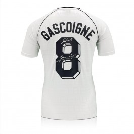 Paul Gascoigne Signed Tottenham Hotspur 1991 FA Cup Semi-Final Football Shirt