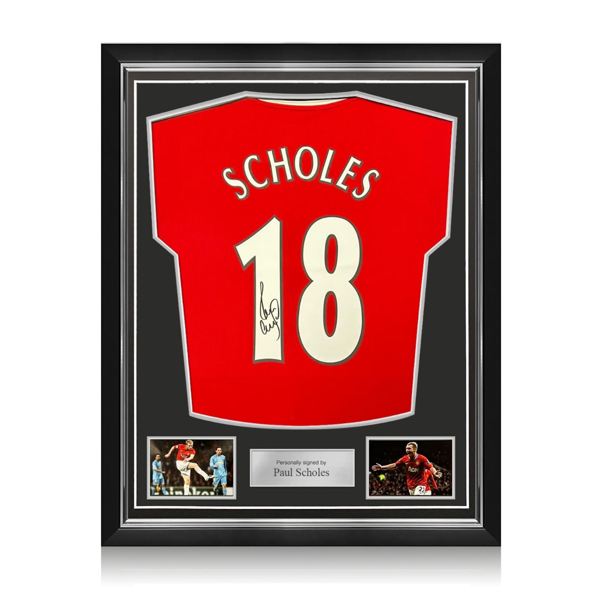 Paul Scholes Signed Manchester United 2022 23 Football Shirt
