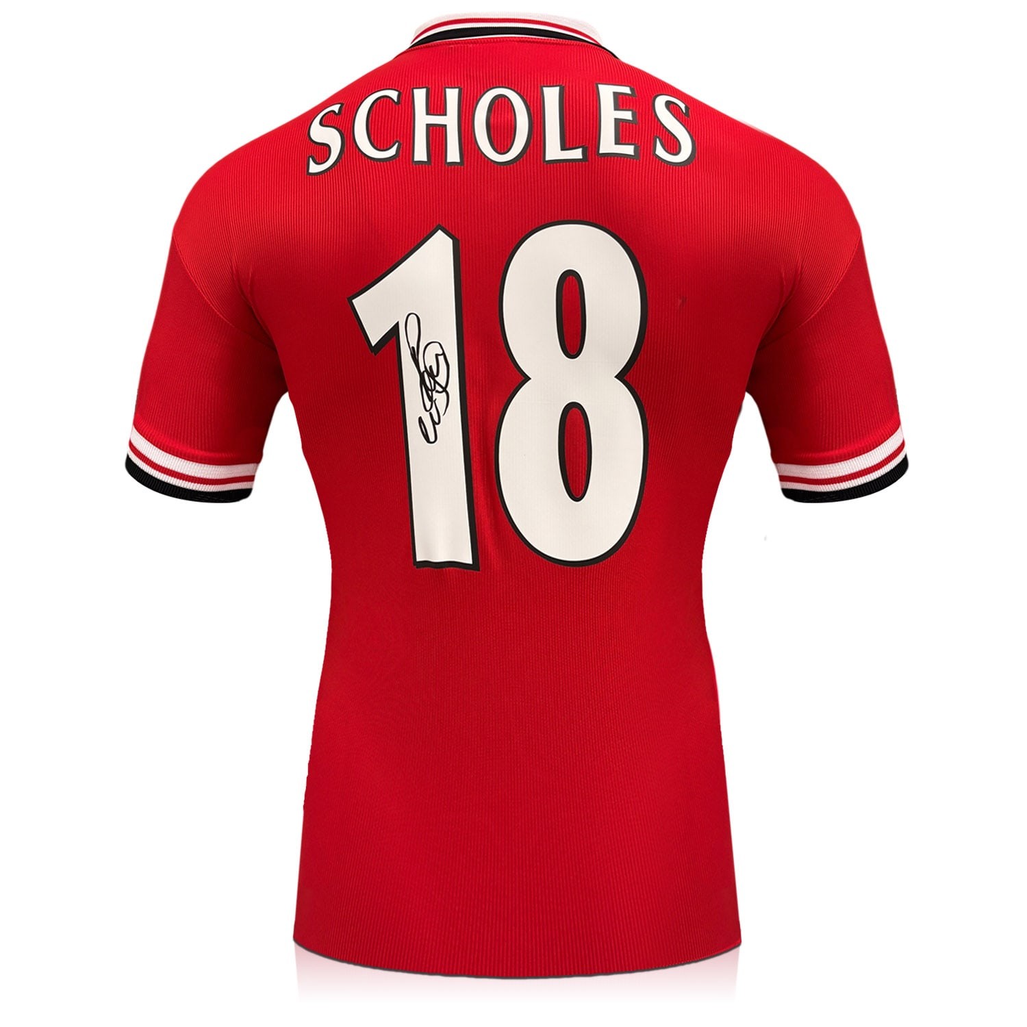 Paul Scholes Signed Manchester United 1998-00 Football Shirt