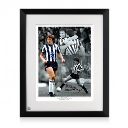 Framed Peter Beardsley Signed Newcastle United Photo