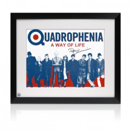 Phil Daniels Signed Quadrophenia Poster: A Way Of Life. Framed