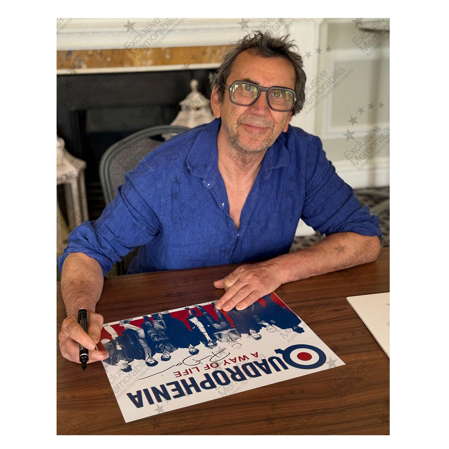 Phil Daniels Signed Quadrophenia Poster. Deluxe Frame