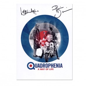 Phil Daniels And Leslie Ash Signed Quadrophenia Film Poster 