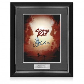 Ralph Macchio Signed Cobra Kai Season 2 Poster. Deluxe Frame