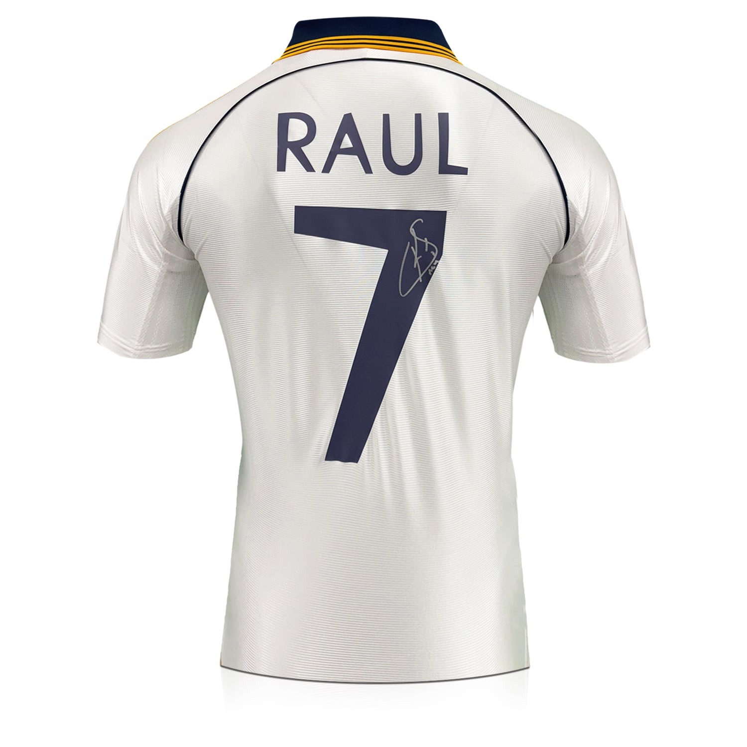 Raul Signed Original Real Madrid 1999-2000 Home Football Shirt