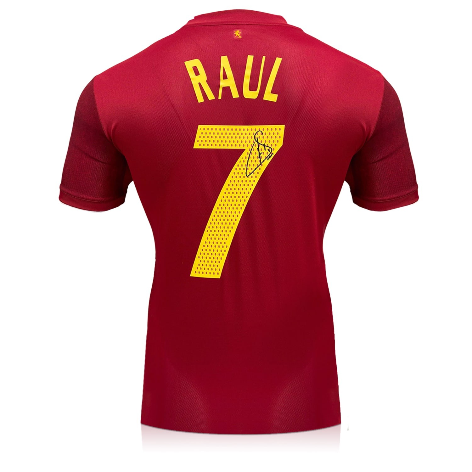 Raul Signed Spain 2020 Home Football Shirt