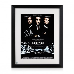 Ray Liotta Signed Goodfellas Poster. Framed