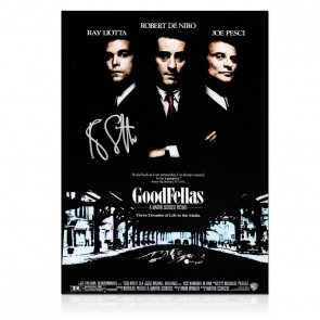 Ray Liotta Signed Goodfellas Poster