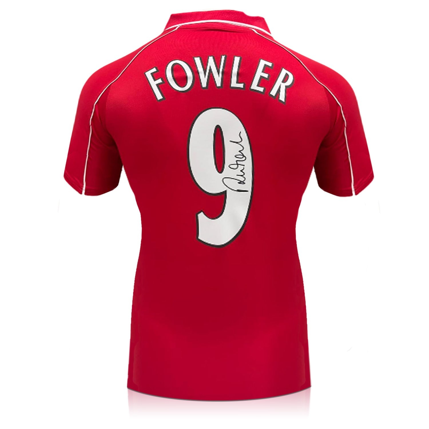Robbie Fowler Signed Liverpool 2001 Home Football Shirt