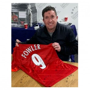 Robbie Fowler Signed Liverpool 2021-22 Football Shirt. Standard Frame