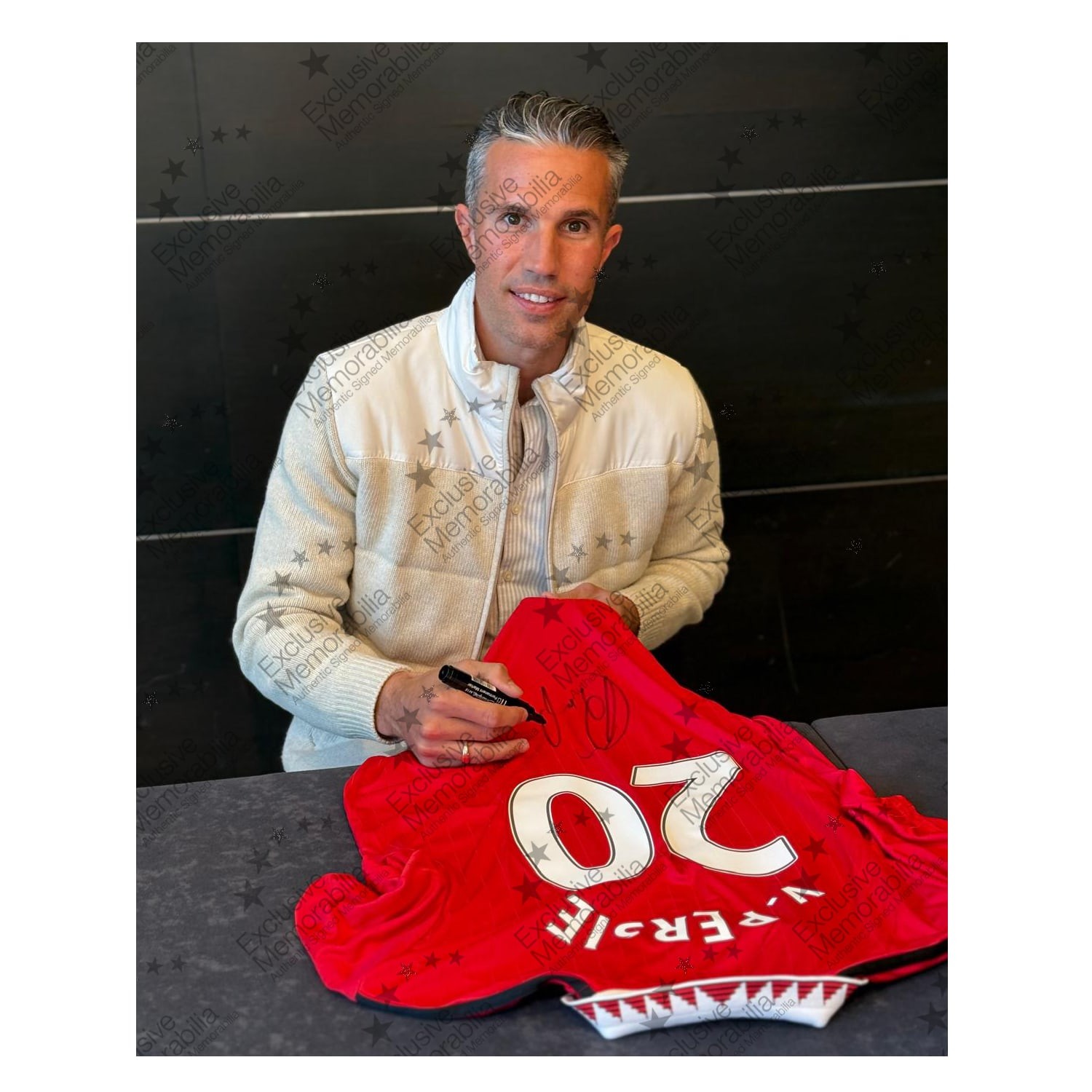 Robin Van Persie Signed Manchester United 2022-23 Football Shirt